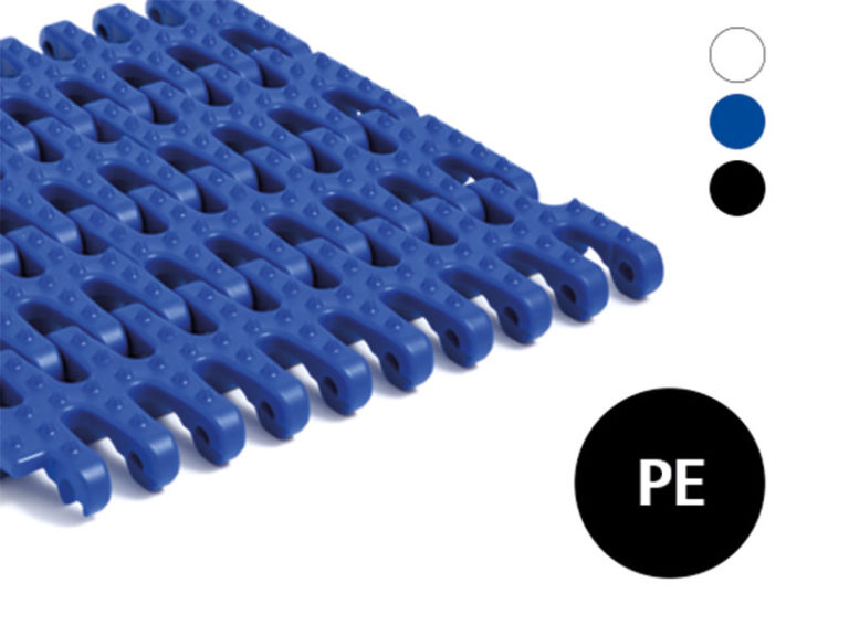 Blaues Kunststoffgliederband aus PE